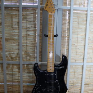 Squier CV70s LH Fat Stratocaster Black with Repaired Paint Flaw