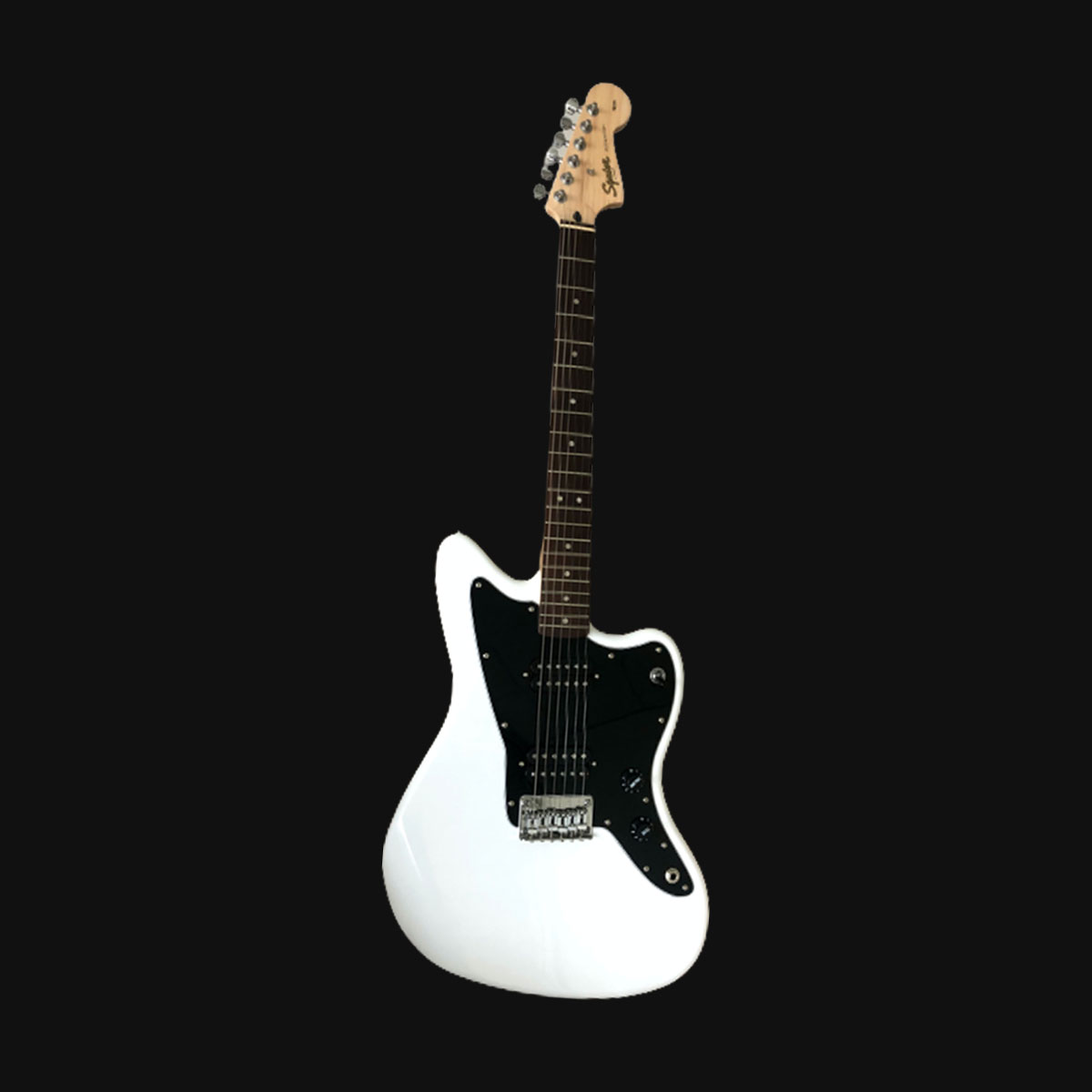 Silvertone by Samick Classic LP100 Style Electric Guitar: LH in Midnight Black