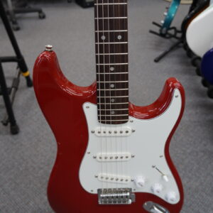 1996 Squier Standard ""By Fender"" on Headstock - Fire Engine Red