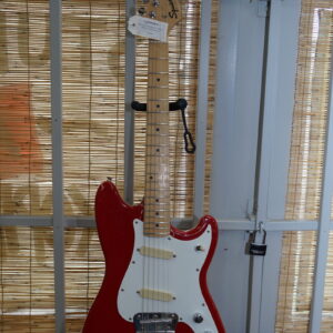 1997 Squier Duo-Sonic upgraded with 2015 Classic Vibe Pickups and Electronics - Red with Maple Neck
