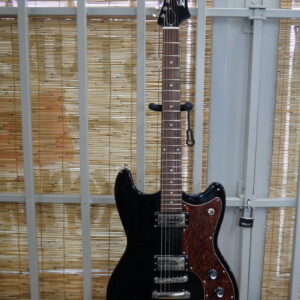 2021 Guild Jetstar ST: Black with Red Tortoise Pickguard