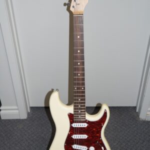 NGW Classic Double-Cut Style Electric Guitar: Ivory/Rosewood