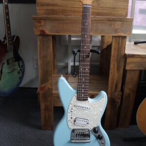 Fender Player Series ""Cobain Jag-Stang"" in Daphne Blue