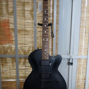 Daisy Rock Rock Candy Custom 2000s Black Satin Pink Star