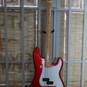 Fender 1989 Made In Japan Precision Bass - Deep Red with Fender Case