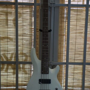 Schecter C-5 Deluxe Bass Guitar - Satin White