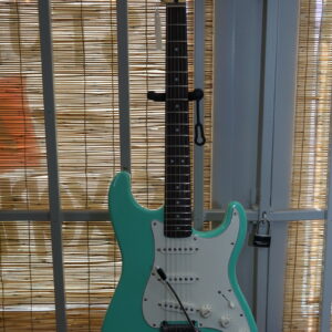 Squier ""Partscaster"" Stratocaster - Squier Neck Generic New Body & Pickups: Sea Foam Green & Rosewood