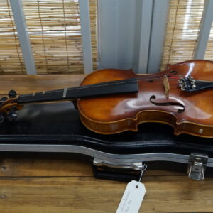 Violin: 3/4 1966 Anton Becker Violin with Case and Bow - German