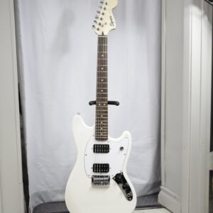 Squier HH Mustang in Olympic White